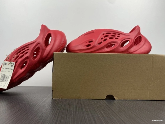 Red Adidas CW3355 Yeezy Foam 1002
